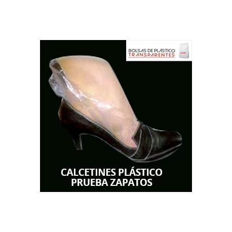 Calcetin Plastico Transparente Pruebazapatos