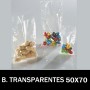 Bolsas de Plastico Transparentes Polietileno 50x70 cm