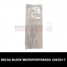 Bolsas Transparentes Microperforadas Pan 15x32+7