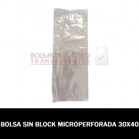 Bolsas Transparentes Microperforadas Pan 30x40
