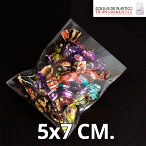 Bolsa de Plástico Transparente Polipropileno 5x7 cm.