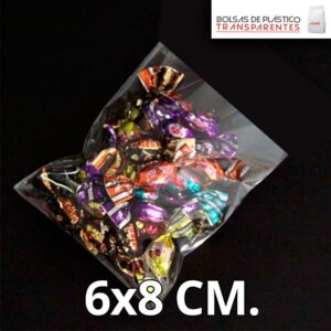 Bolsa de Plástico Transparente Polipropileno 6x8 cm