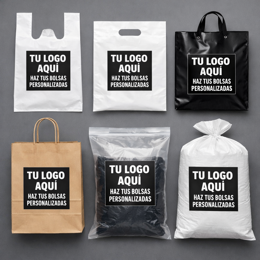 Bolsas personalizadas impresas – bolsas de plástico personalizadas, bolsas de papel personalizadas y saco polietileno fabricados por fábrica de bolsas especializada