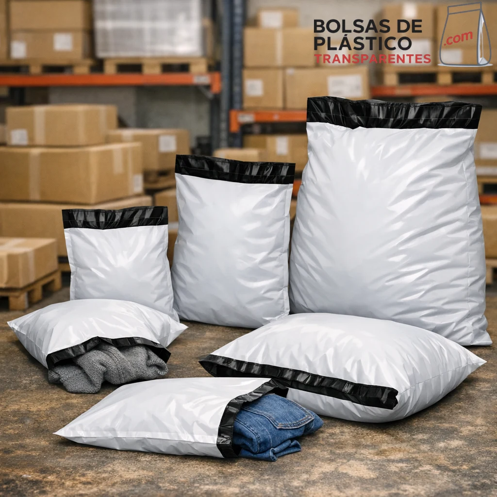 Bolsas de envío de plástico para ropa y productos ecommerce